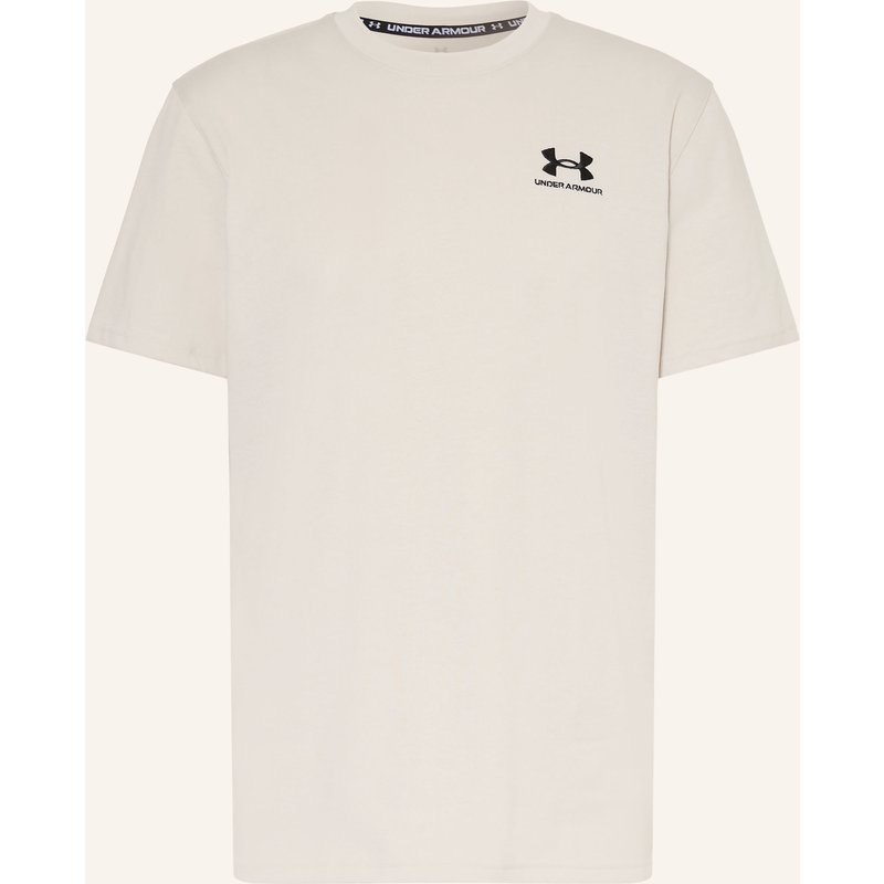 Under Armour T-Shirt Ua Heavyweight weiss