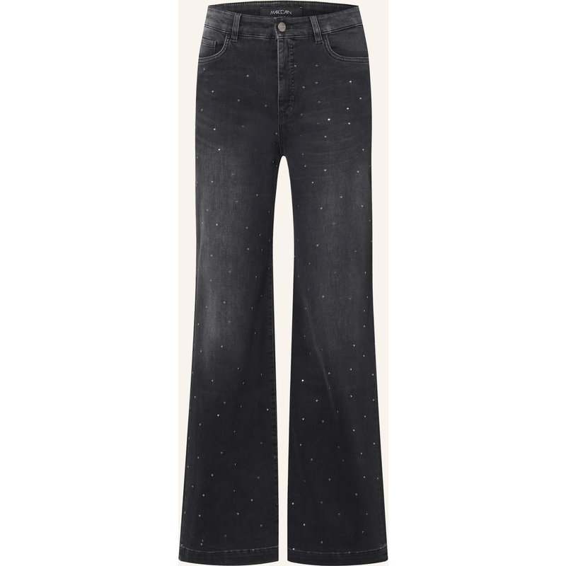 Marc Cain Wide Leg Jeans Wigan Mit Nieten grau