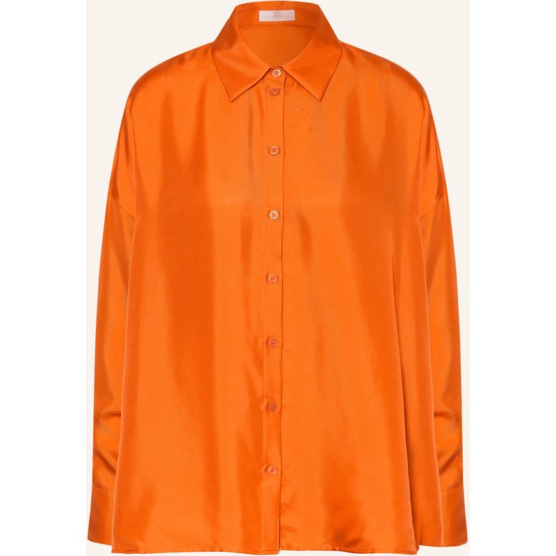Riani Hemdbluse Aus Seide orange
