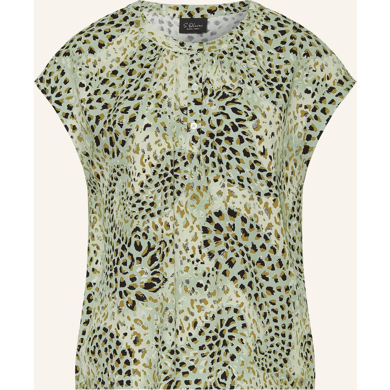 S.Oliver Black Label Blusenshirt gruen