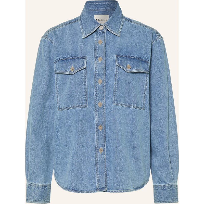 Closed Jeansbluse blau