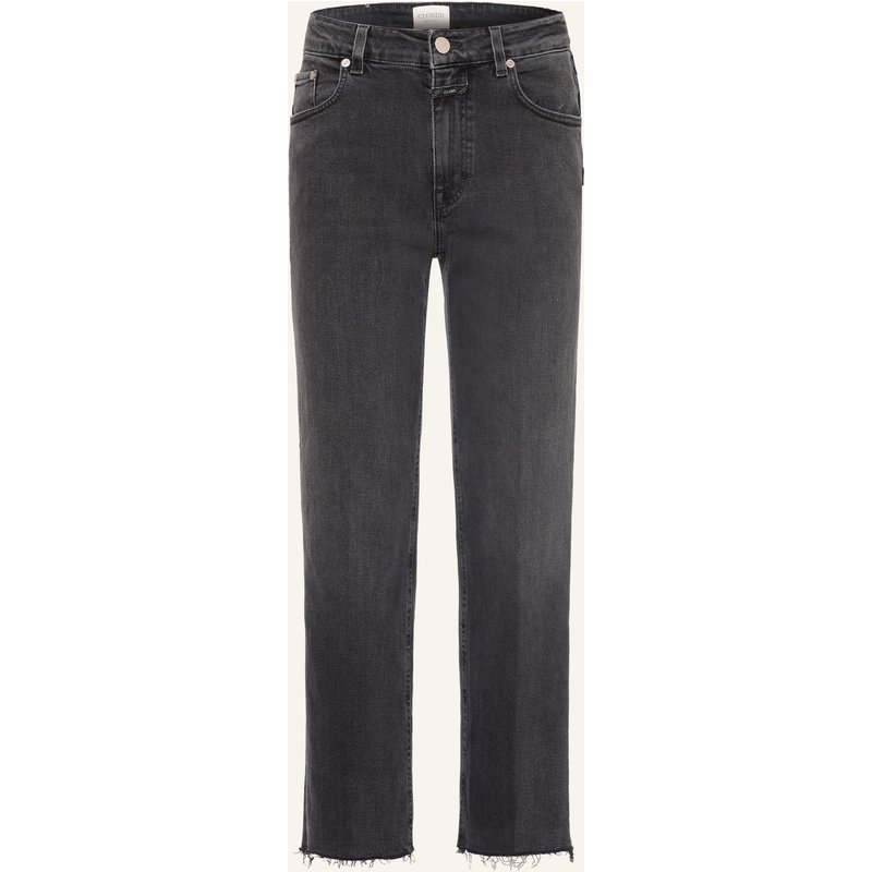 Closed Cropped Jeans Milo schwarz