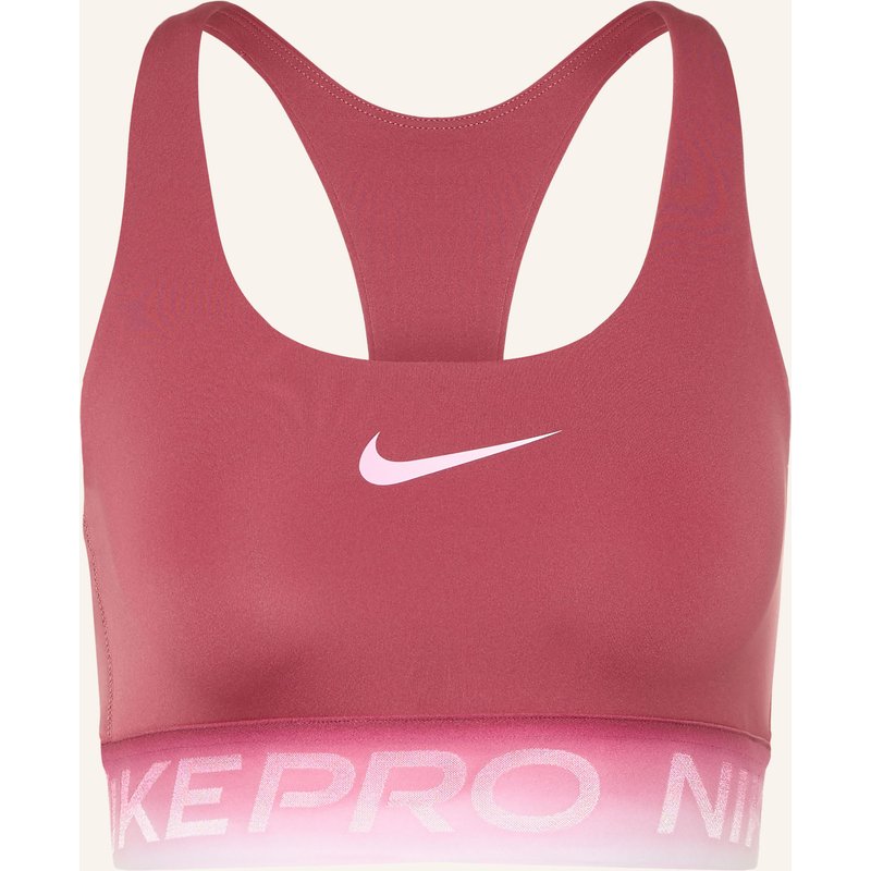 Nike Sport-Bh Ls Dri-Fit Bra Mit Cut-Out rot