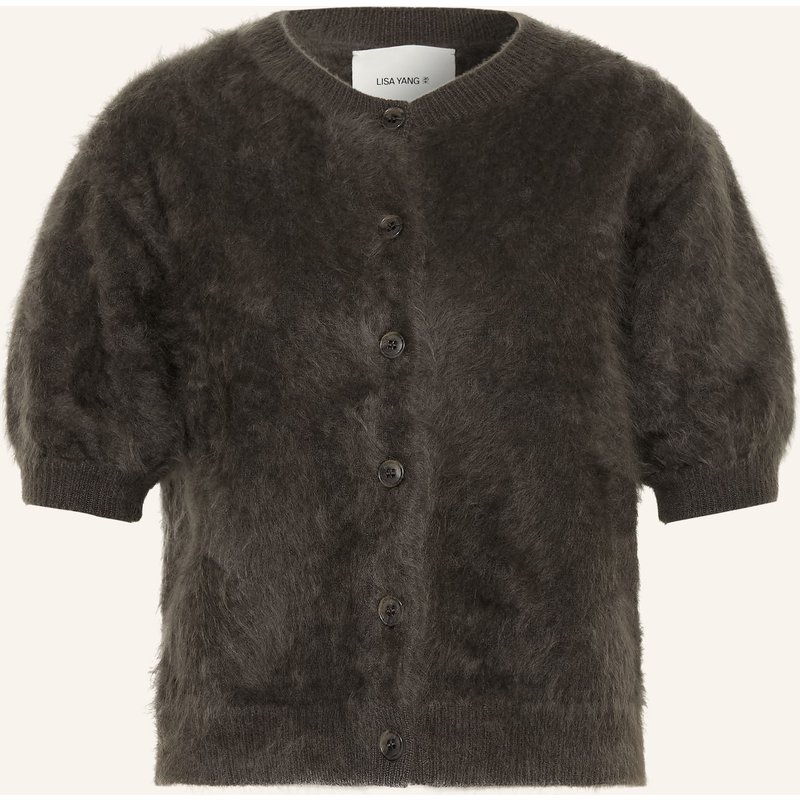 Lisa Yang Strickjacke Lucianne Aus Cashmere gruen