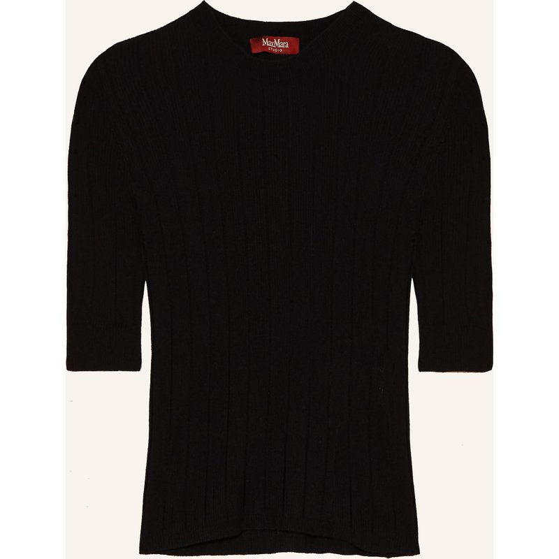 Max Mara Studio Strickshirt Ragno schwarz