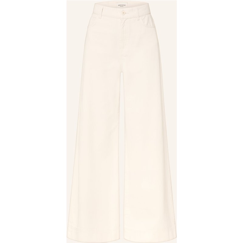 Weekend Max Mara Wide Leg Jeans Canneti weiss