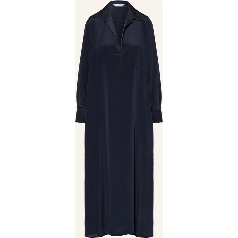 Max Mara Seidenkleid Gambero blau