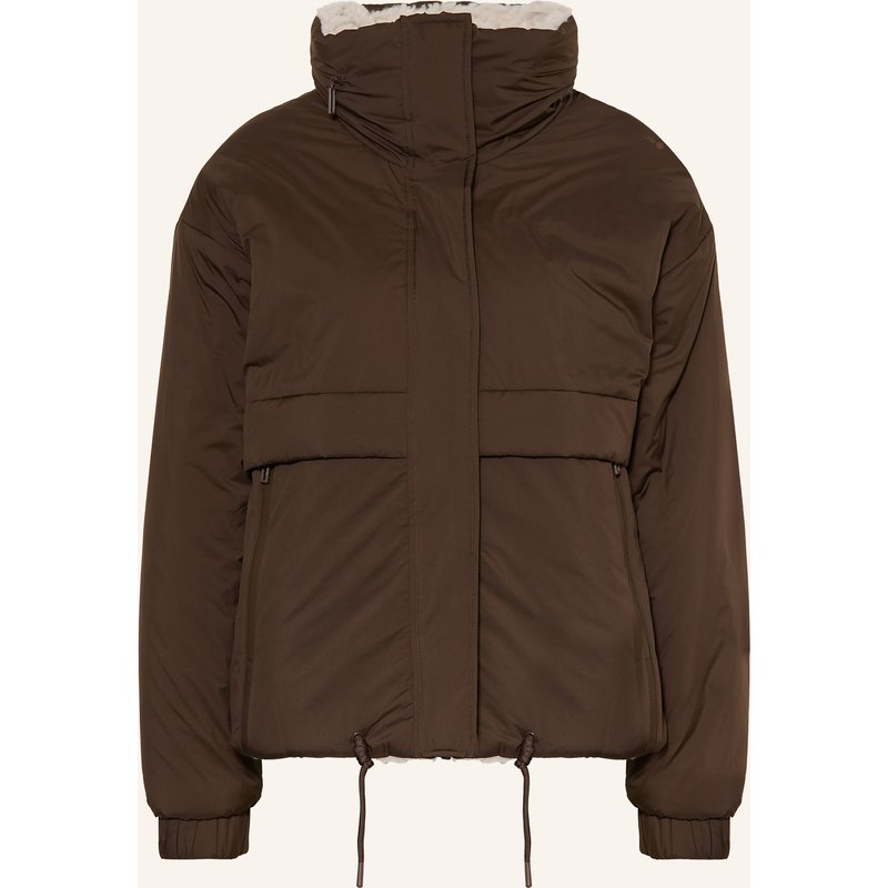 Jeanne Baret Jacke Inari Zum Wenden braun