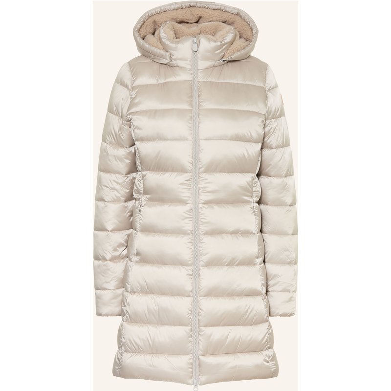Save The Duck Steppmantel Clelia Mit Abnehmbarer Kapuze weiss
