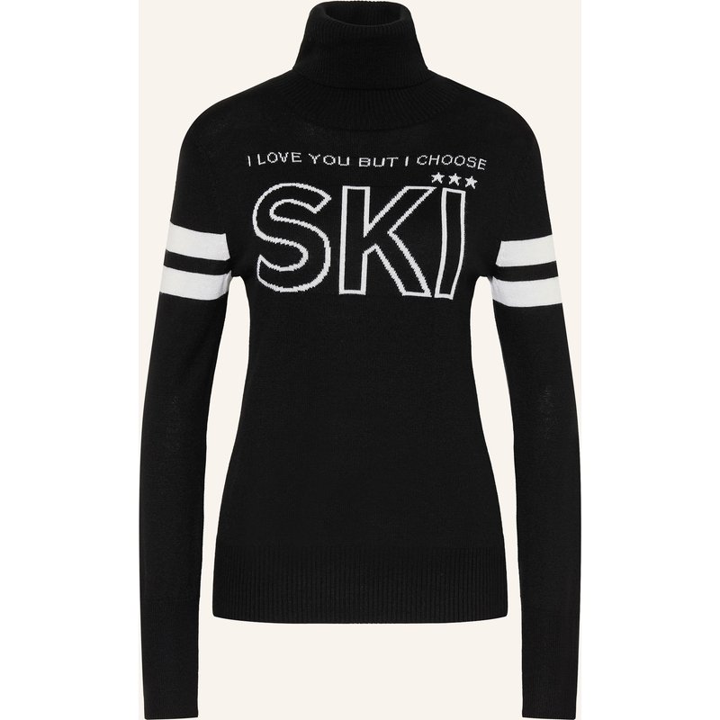 We Norwegians Rollkragenpullover Bibi Mit Merinowolle schwarz