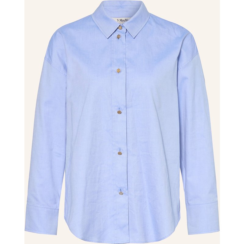 S Max Mara Hemdbluse Volonta blau