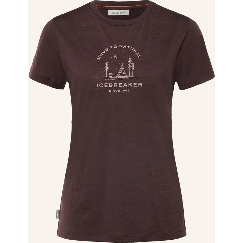 Icebreaker T-Shirt 150 Tech Lite Aus Merinowolle braun