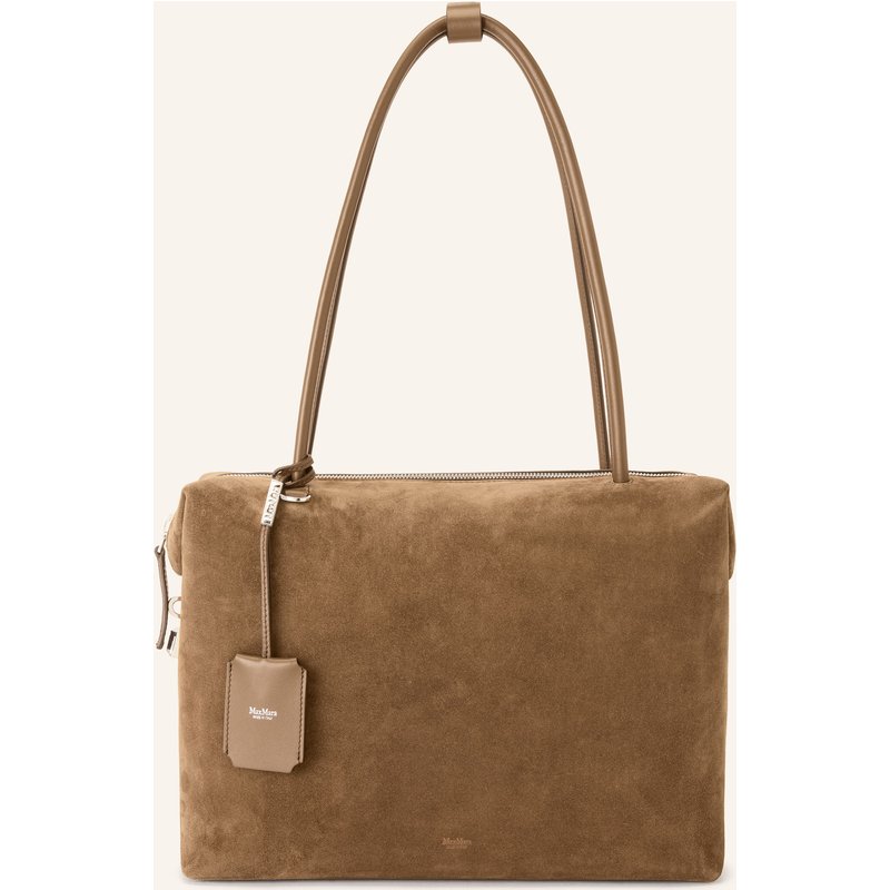 Max Mara Handtasche Holdallglide braun