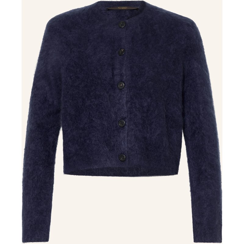 Windsor. Strickjacke Aus Cashmere blau