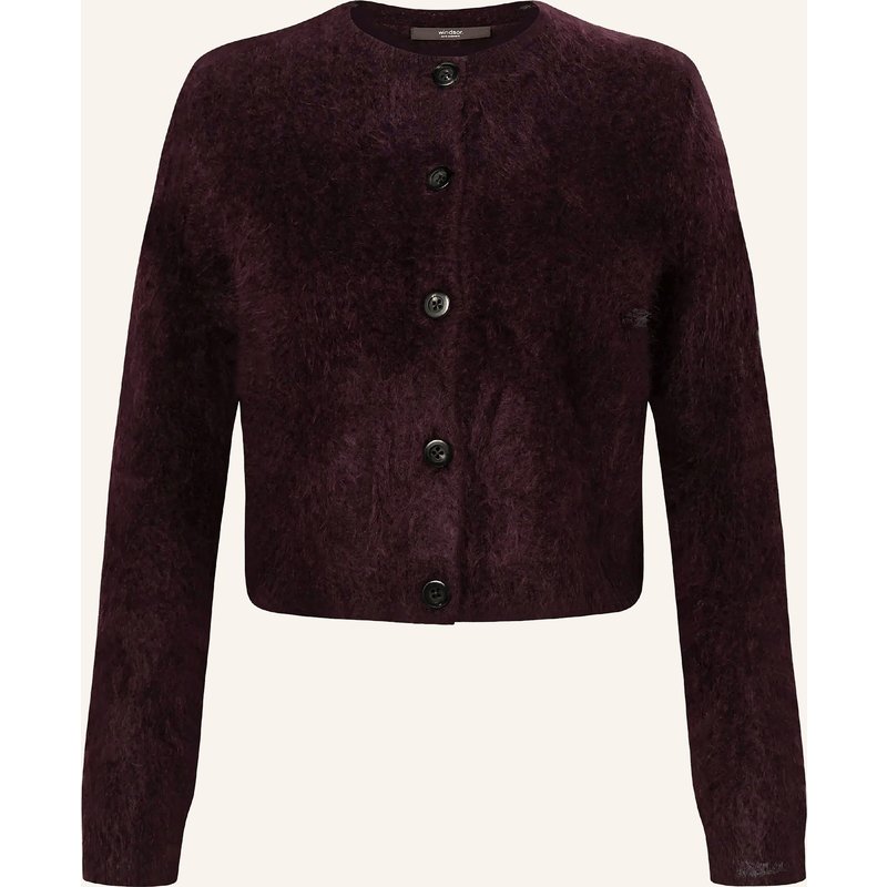 Windsor. Strickjacke Aus Cashmere rot
