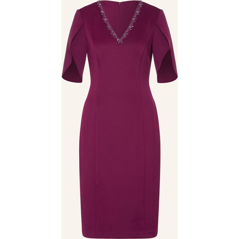 Adrianna Papell Cocktailkleid Mit Schmucksteinen rot