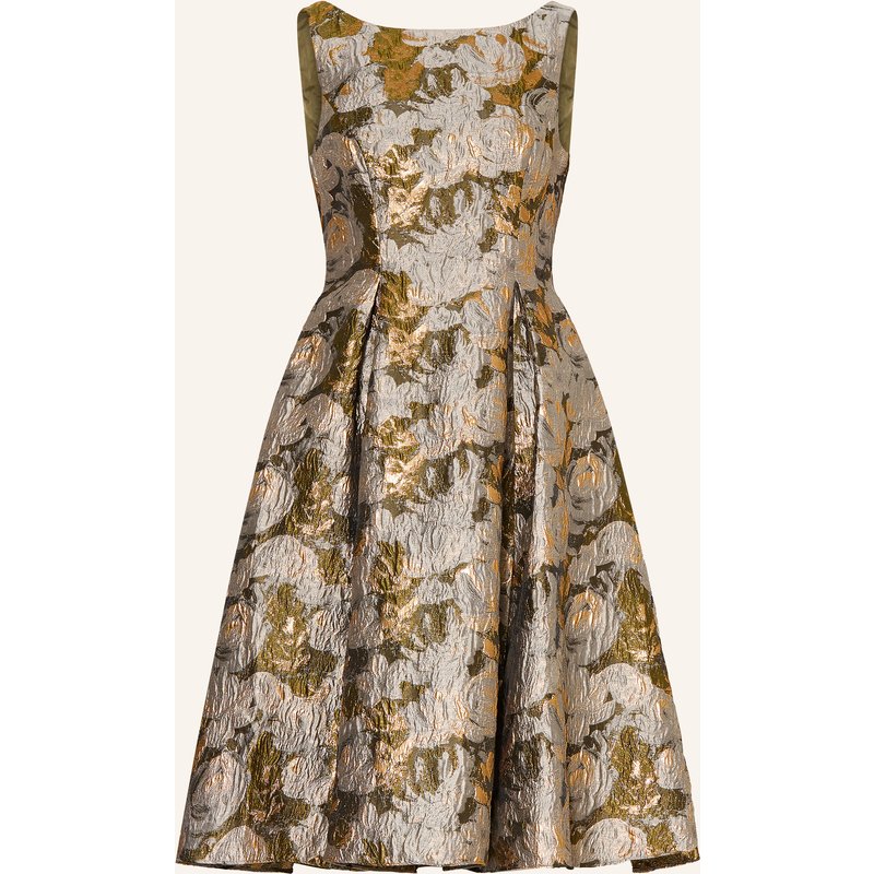 Adrianna Papell Cocktailkleid Aus Jacquard Mit Glitzergarn gruen