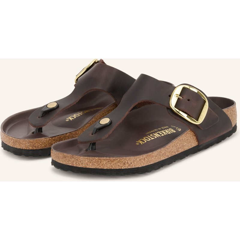 Birkenstock Zehentrenner Gizeh Big Buckle braun