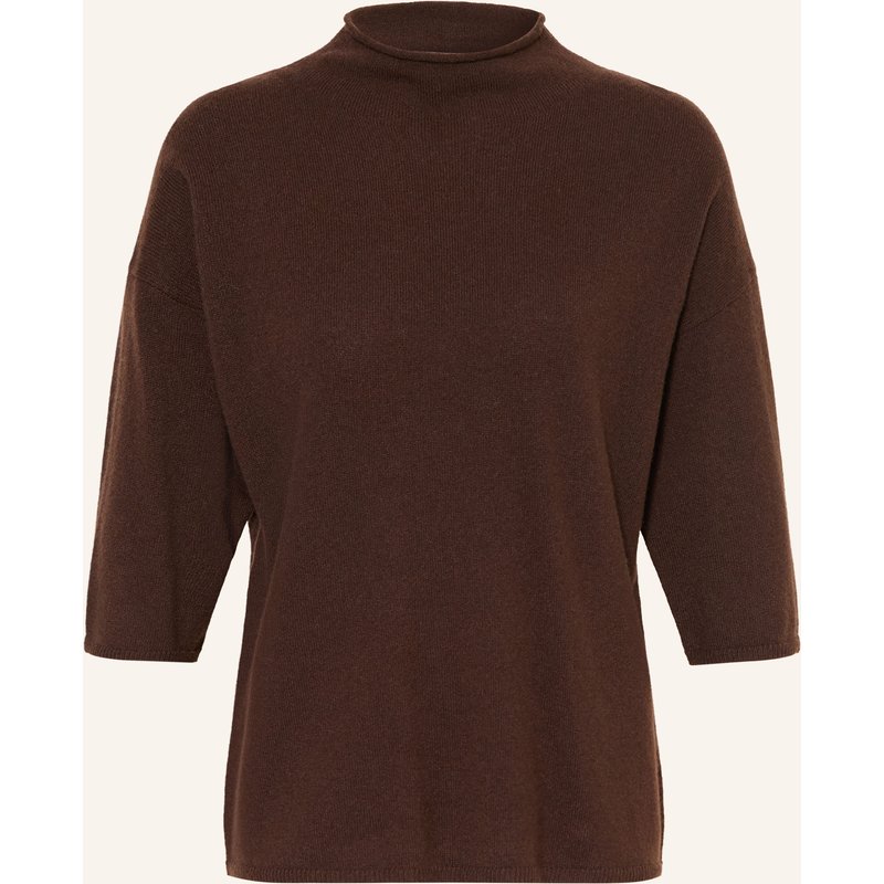 Mrs & Hugs Cashmere-Pullover braun