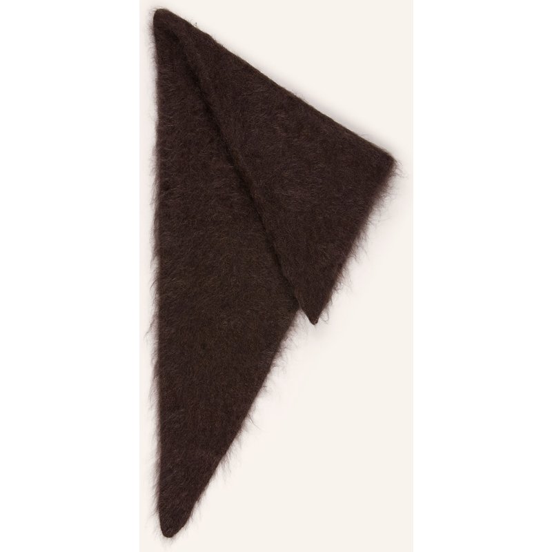 Mrs & Hugs Dreieckstuch Aus Cashmere braun