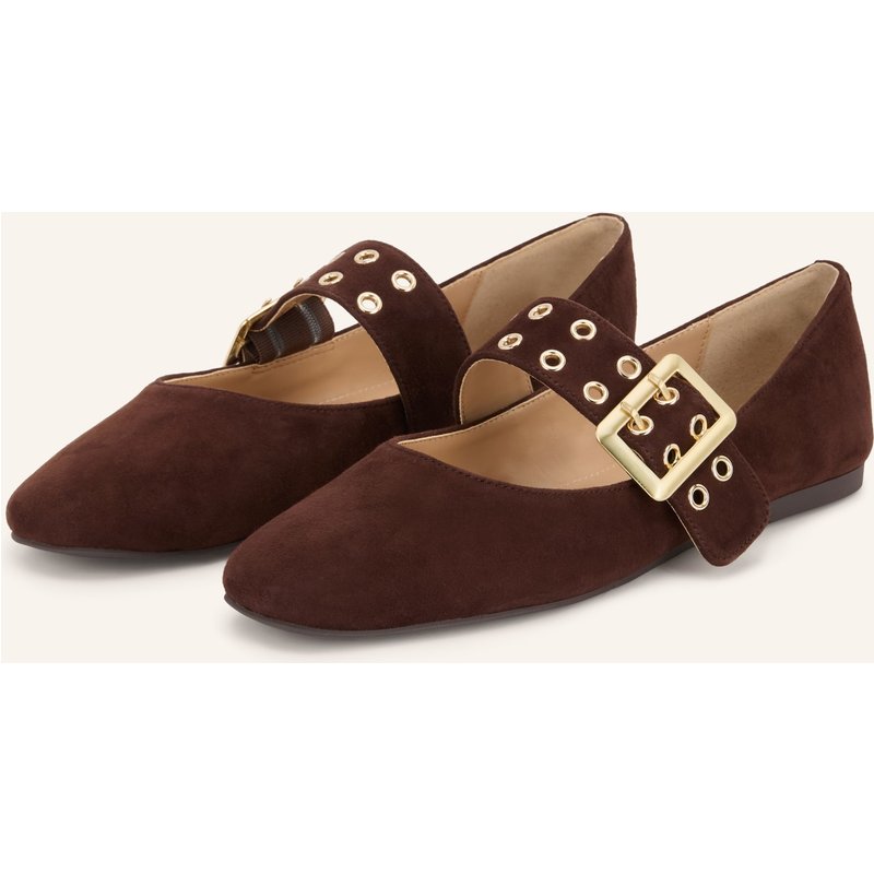 Steve Madden Mary-Jane-Ballerinas Atlantica braun