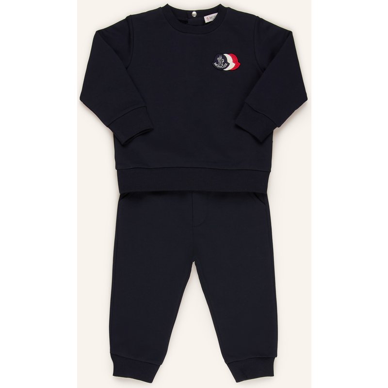 Moncler Enfant Sweatanzug blau