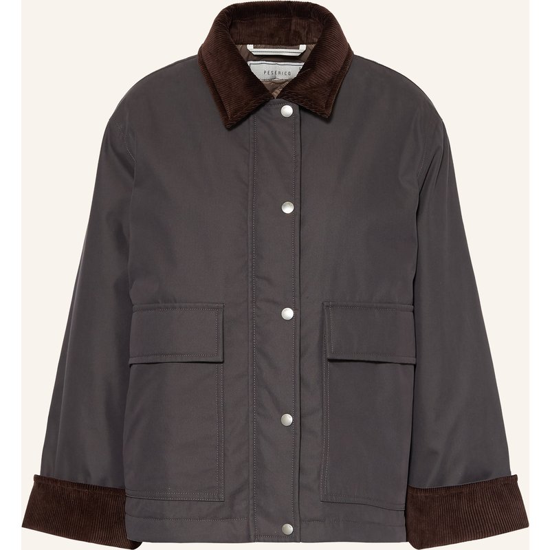 Peserico Kastenjacke grau