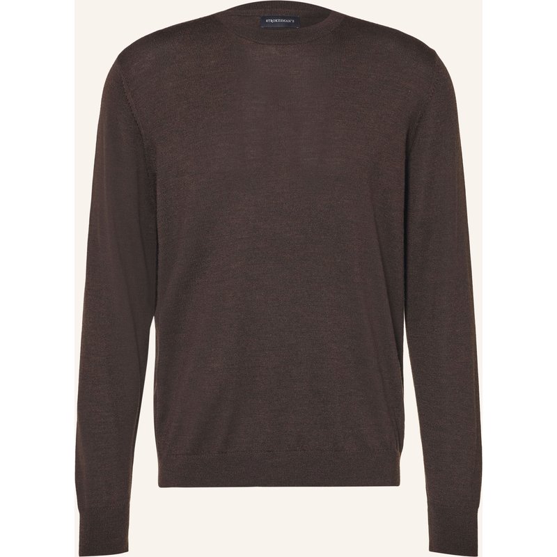 Strokesman's Pullover Aus Merinowolle braun