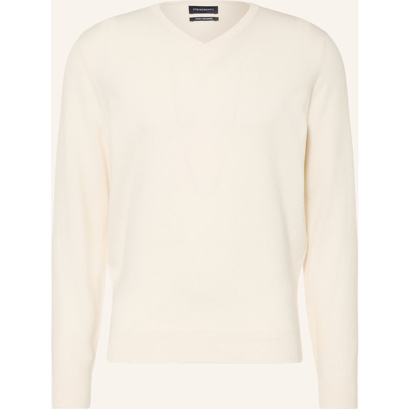 Strokesman's Cashmere-Pullover weiss