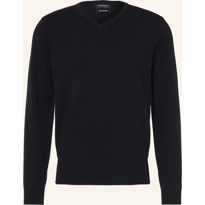 Strokesman's Cashmere-Pullover schwarz