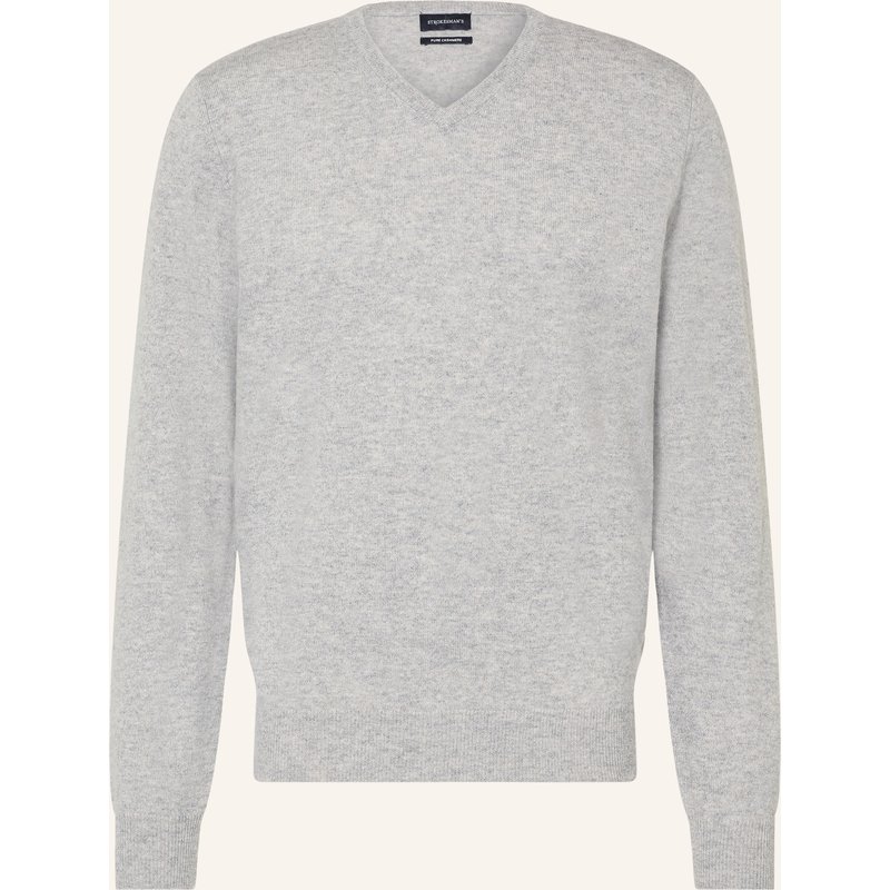 Strokesman's Cashmere-Pullover grau