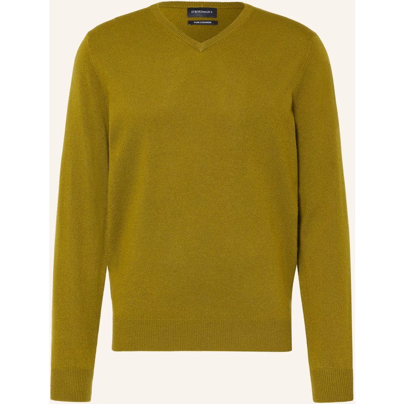 Strokesman's Cashmere-Pullover gruen