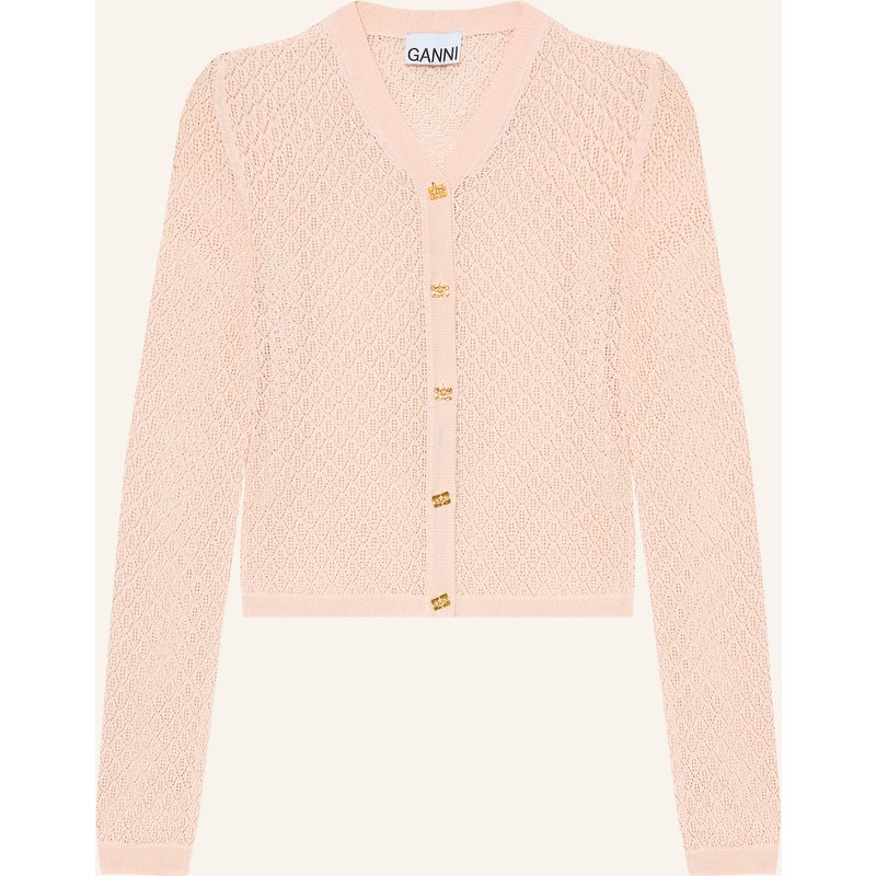 Ganni Strickjacke rosa