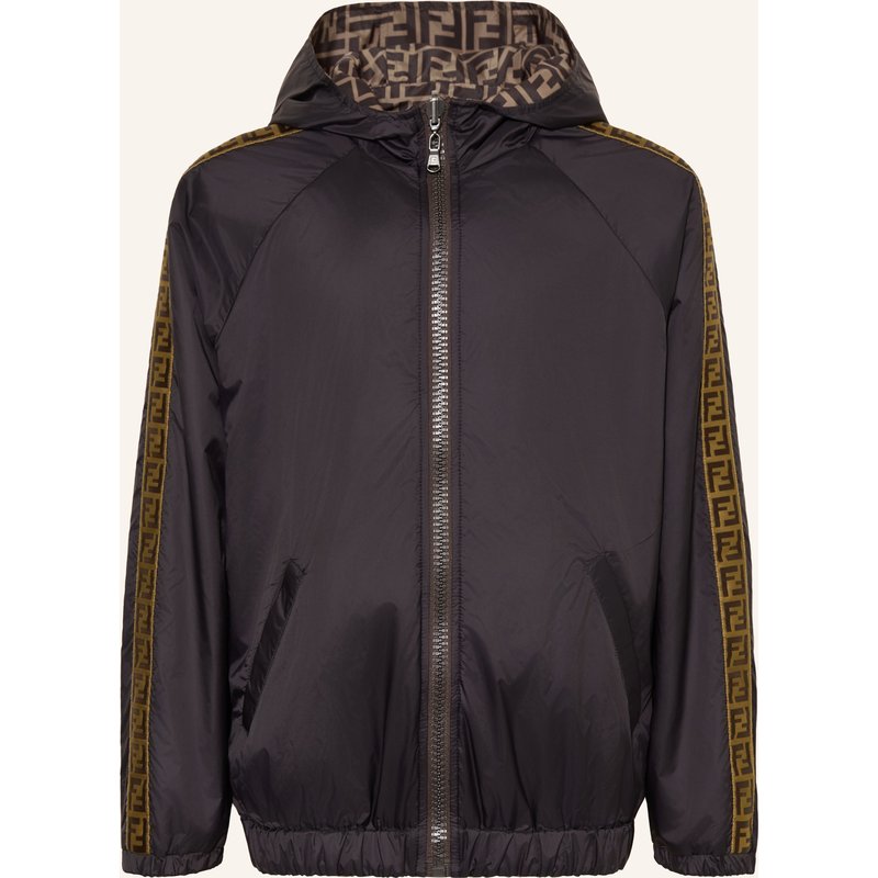 Fendi Blouson Zum Wenden schwarz