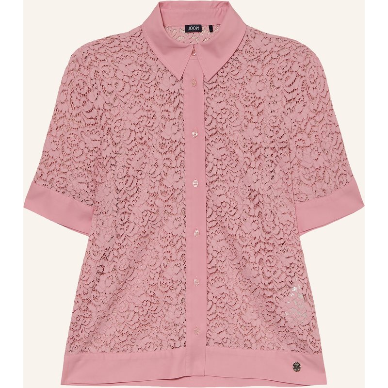 Joop! Hemdbluse Blandine Aus Spitze rosa