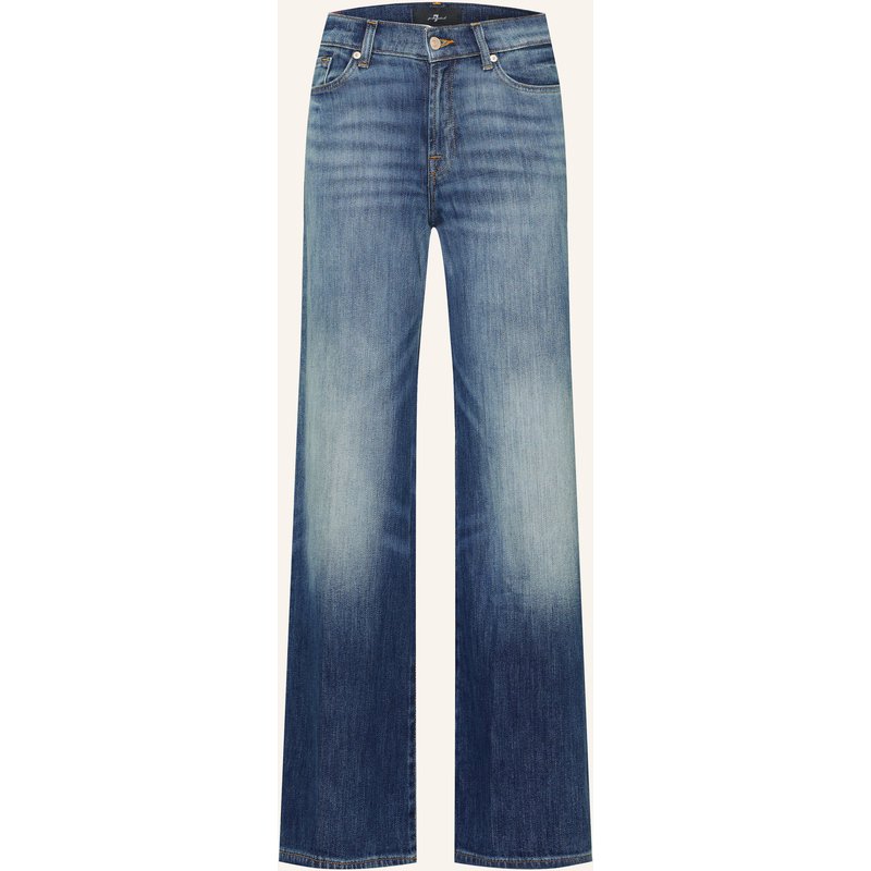7 For All Mankind Wide Leg Jeans Lotta blau