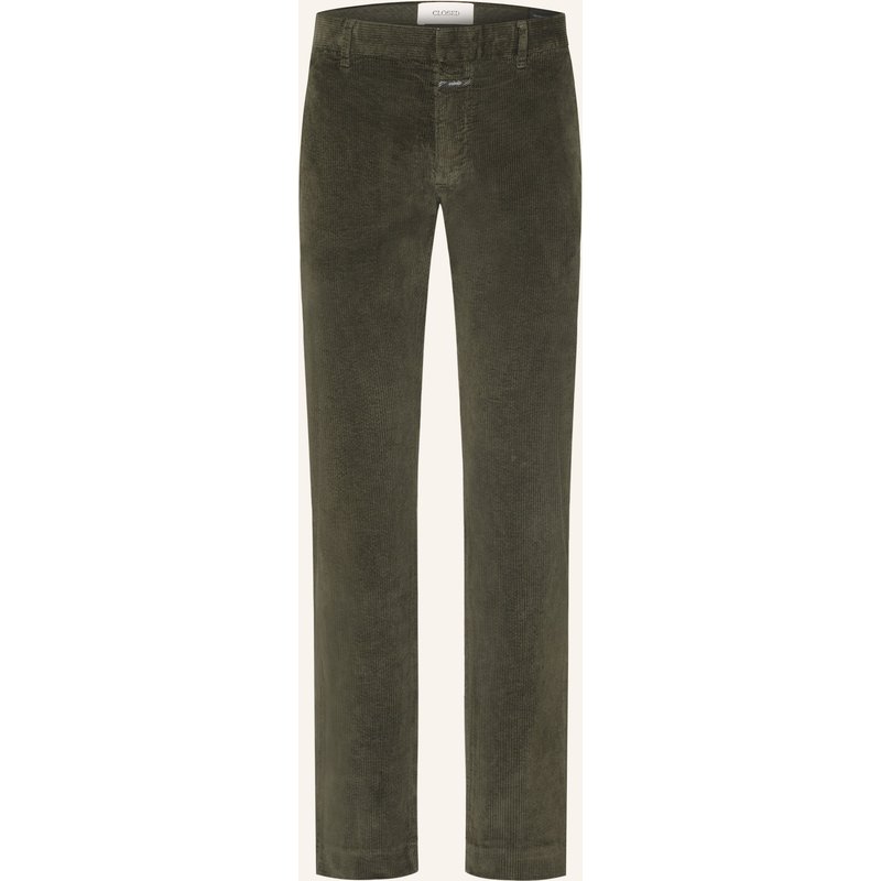 Closed Cordhose Clifton Slim Fit gruen