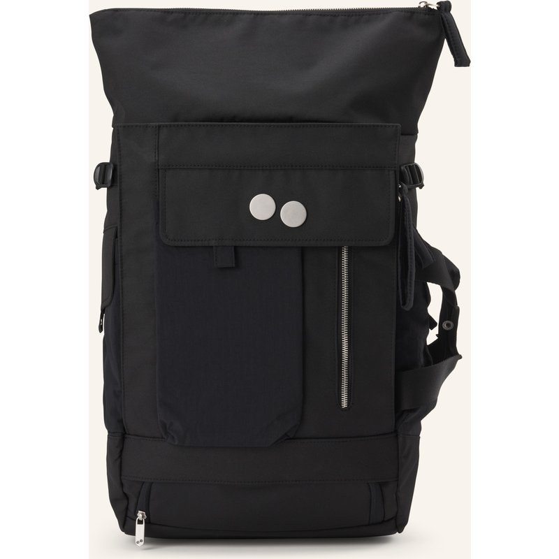 Pinqponq Rucksack Bloq Medium schwarz