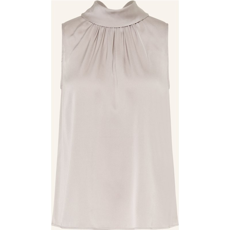 Van Laack Schluppentop Vl-Catali Aus Satin grau