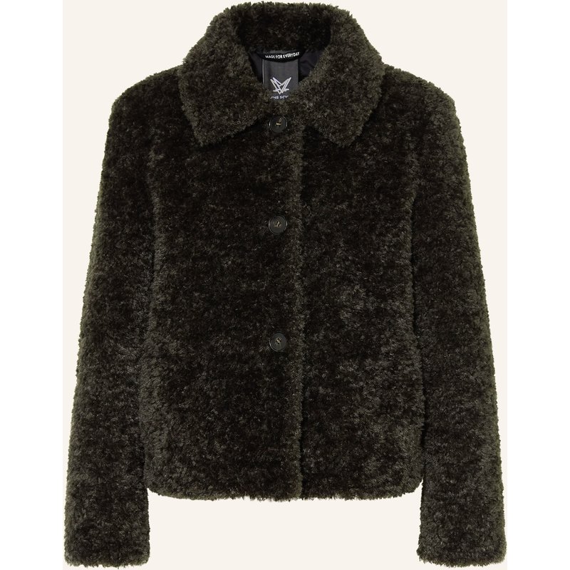 Fuchs Schmitt Teddyfell-Jacke Frankfurt gruen