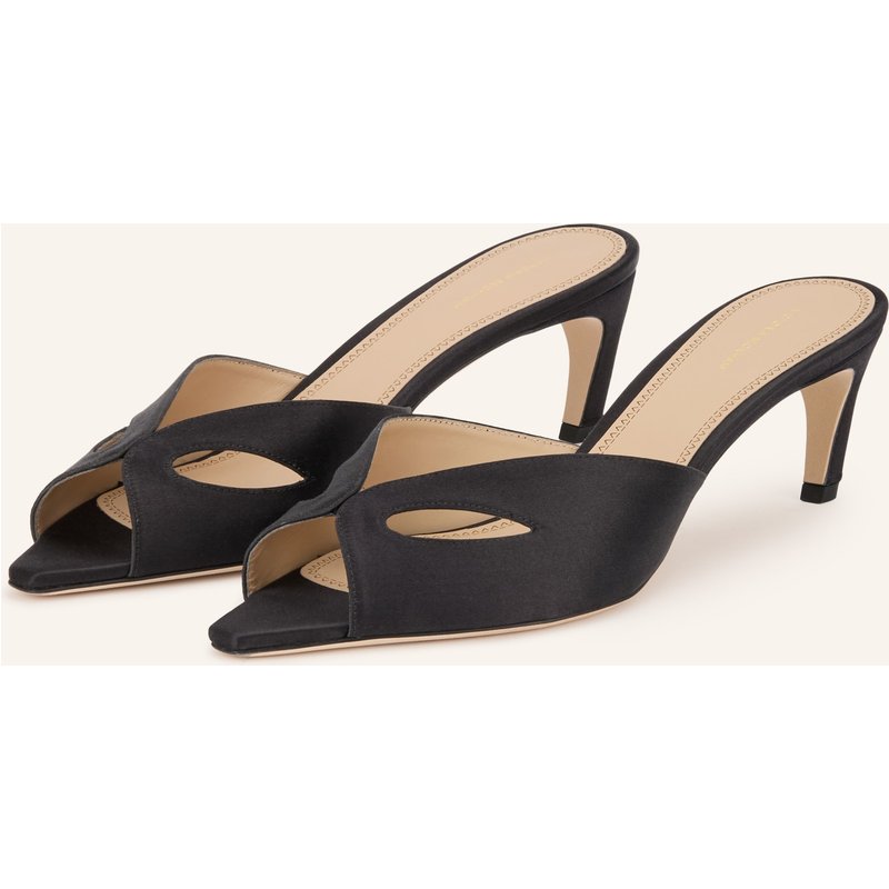 Victoria Beckham Mules Harlow Mask Mit Cut-Outs schwarz