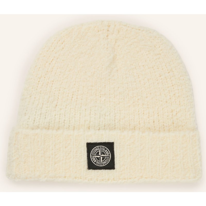 Stone Island Junior Mütze weiss