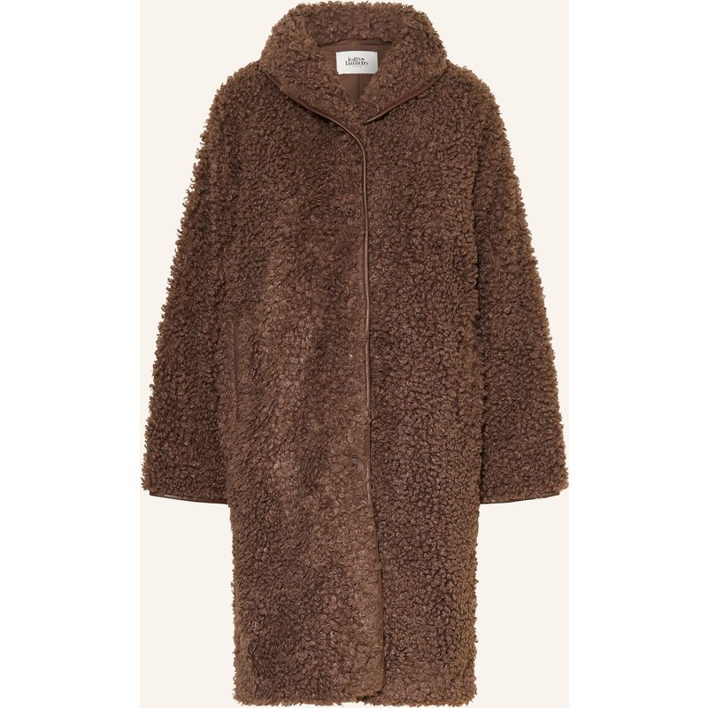 Lollys Laundry Teddyfell-Mantel Dooll braun