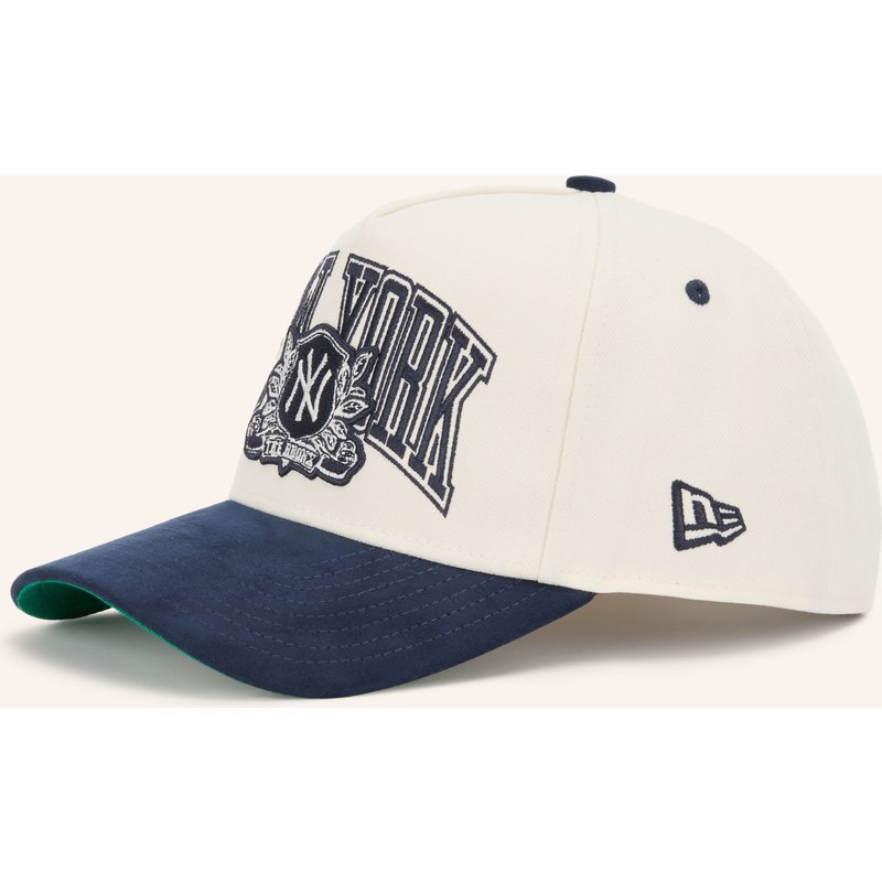 New Era Cap Wordmark Suede E-Frame beige