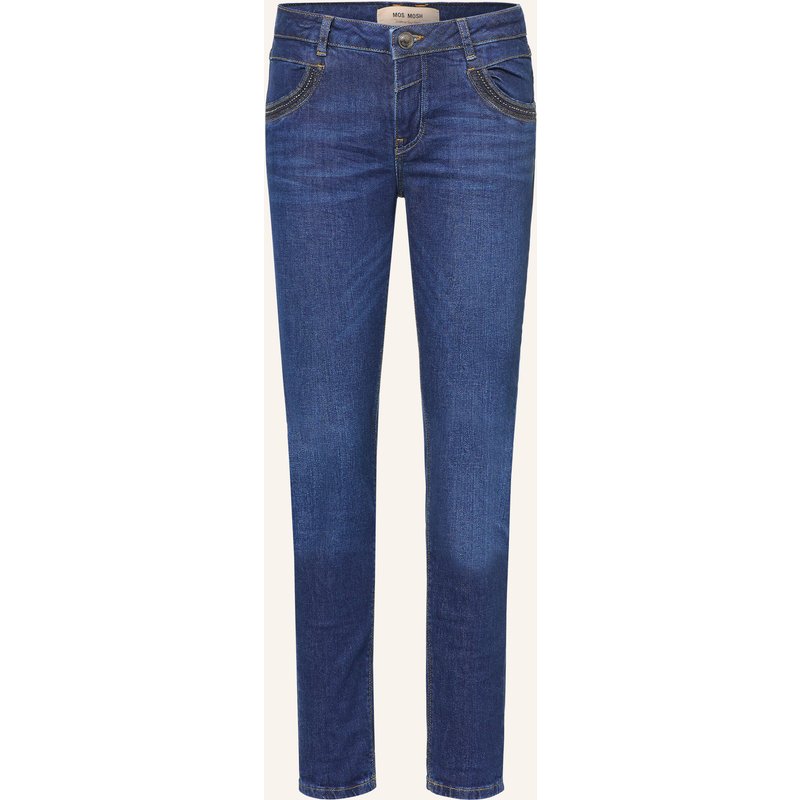 Mos Mosh Skinny Jeans Mmnaomi Mit Nieten blau