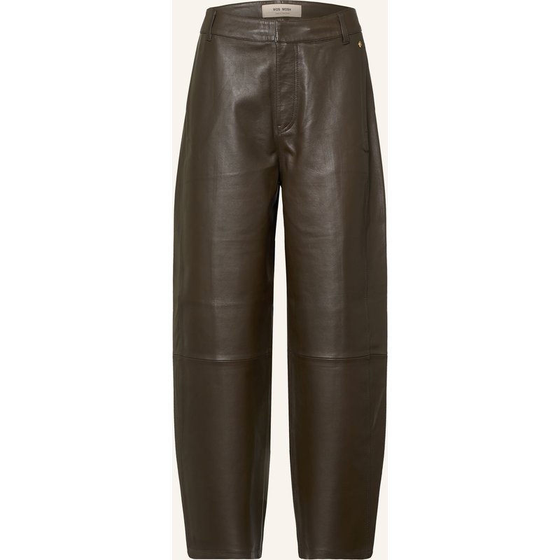 Mos Mosh Lederhose Mmbarrel braun