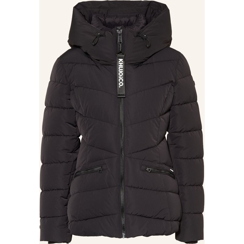 Khujo Steppjacke Hersch Mit Herausnehmbarer Blende Und Kapuze schwarz