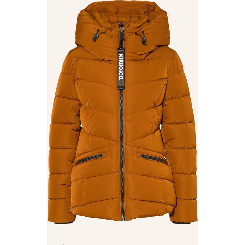 Khujo Steppjacke Hersch Mit Herausnehmbarer Blende Und Kapuze braun