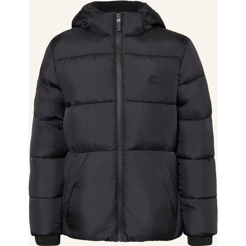 Calvin Klein Steppjacke Mit Abnehmbarer Kapuze schwarz