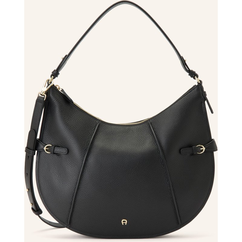 Aigner Schultertasche Cavallo Medium schwarz